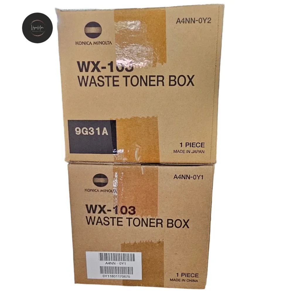 Waste Toner Box Toner Konica Minolta WX-103 For Bizhub 368 C658 A4NN0Y2 Lot of 2
